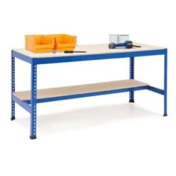 Rapid 1 - Heavy Duty Workbench (2440w) With Lower Half Shelf -Storage Equipment Store AIG3889509