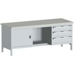 Bott Combi Workbench & Storage Units - Heavy Duty Lino Worktop - Cubio -Storage Equipment Store AIG3979340