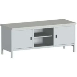 Bott Cubio Heavy Duty Industrial Workbench 2 Cabinet HxWxD 840x2000x750mm -Storage Equipment Store AIG3979345