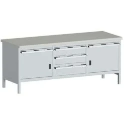 Bott Combi Workbench & Storage Units - Heavy Duty Lino Worktop - Cubio -Storage Equipment Store AIG3979361