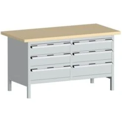 Bott Cubio Heavy Duty Workbench With 6 Drawers -Storage Equipment Store AIG3979372