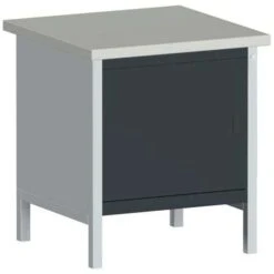 Bott Cubio Heavy Duty Workbench With Cupboard & Lino Top 840x750x750mm -Storage Equipment Store AIG3979413