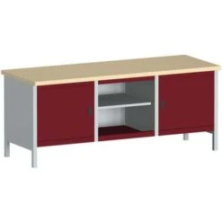 Bott Cubio Heavy Duty Industrial Workbench 2 Cabinet & MPX Top 840x2000x750mm -Storage Equipment Store AIG3979660