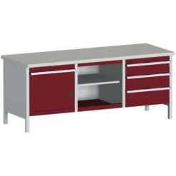 Bott Combi Workbench & Storage Units - Heavy Duty Lino Worktop - Cubio -Storage Equipment Store AIG3979666