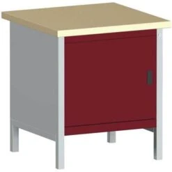 Bott Cubio Heavy Duty Workbench With Cupboard & MPX Top 840x750x750mm -Storage Equipment Store AIG3979677