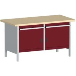 Bott Cubio Heavy Duty Industrial Workbench With MPX Worktop HxWxD 840x1500x750mm -Storage Equipment Store AIG3979694