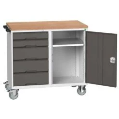 Bott Verso Mobile Workbench With Cupboard & 5 Drawers -Storage Equipment Store AIG3979766
