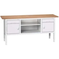 Bott Verso Adjustable Workbench With Storage HxWxD 830-930x2000x600mm -Storage Equipment Store AIG3979769
