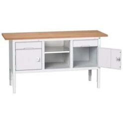 Bott Verso Adjustable Workbench With Storage HxWxD 830-930x1750x600mm -Storage Equipment Store AIG3979778