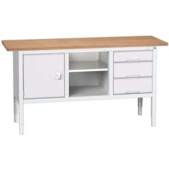 Bott Verso Adjustable Workbench With Storage HxWxD 830-930x1750x600mm -Storage Equipment Store AIG3979779