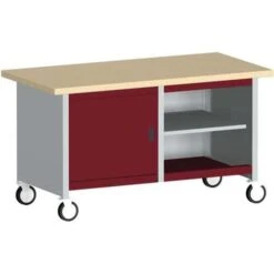Bott Cubio Mobile Workbench With MPX Worktop HxWxD 840x1500x750mm -Storage Equipment Store AIG3979845