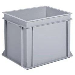 Grey Stacking Containers 6L To 30L - 400mm -Storage Equipment Store AIG399929