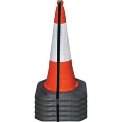 Heavy-duty Traffic Cones - Pack Of Five -Storage Equipment Store AIG4038285