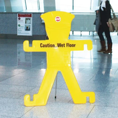 Minders Pedestrian Barrier System With 6 Self Adhesive Signs 4 Minders Pedestrian Barrier System With 6 Self Adhesive Signs - Image 2