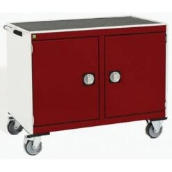 Bott Cubio Mobile Workbench Rubber Worktop HxWxD 885x1050x525mm -Storage Equipment Store AIG4068223