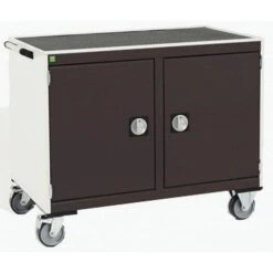 Bott Cubio Mobile Workbench Rubber Worktop HxWxD 885x1050x525mm -Storage Equipment Store AIG4068252