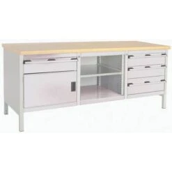 Bott Cubio Workbench With 4 Drawers 1 Cupboard & 1 Shelf -Storage Equipment Store AIG4068264
