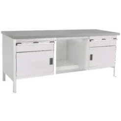 Bott Combi Workbench & Storage Units - Heavy Duty Lino Worktop - Cubio -Storage Equipment Store AIG4068273