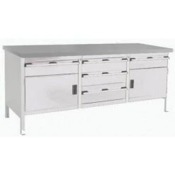 Bott Combi Workbench & Storage Units - Heavy Duty Lino Worktop - Cubio -Storage Equipment Store AIG4068280