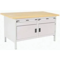 Bott Cubio Heavy Duty Industrial Workbench With MPX Worktop HxWxD 840x1500x750mm -Storage Equipment Store AIG4068281