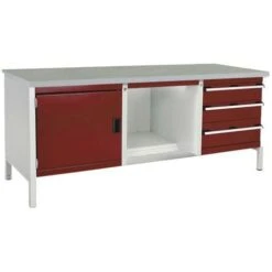 Bott Combi Workbench & Storage Units - Heavy Duty Lino Worktop - Cubio -Storage Equipment Store AIG4068347
