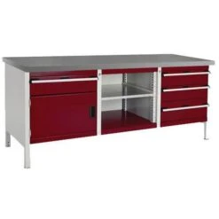 Bott Combi Workbench & Storage Units - Heavy Duty Lino Worktop - Cubio -Storage Equipment Store AIG4068354