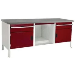 Bott Combi Workbench & Storage Units - Heavy Duty Lino Worktop - Cubio -Storage Equipment Store AIG4068362