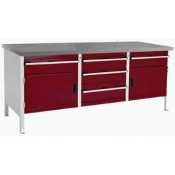 Bott Combi Workbench & Storage Units - Heavy Duty Lino Worktop - Cubio -Storage Equipment Store AIG4068369