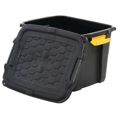 Heavy Duty Storage Box With Lid - 42L - Strata 3 Heavy Duty Storage Box With Lid - 42L - Strata
