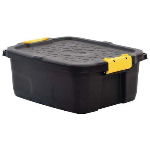 Heavy Duty Storage Box With Lid - 25L - Strata 3 Heavy Duty Storage Box With Lid - 25L - Strata - Image 2