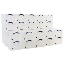 Clip Lock Box - 64 L Pallet - Clear - Really Useful -Storage Equipment Store AIG4358451