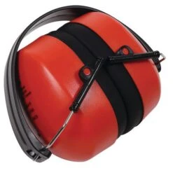 Folding Ear Defenders - Black & Red Earmuffs - Manutan UK -Storage Equipment Store AIG44194268