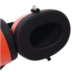 Folding Ear Defenders - Black & Red Earmuffs - Manutan UK -Storage Equipment Store AIG44194274