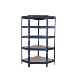 Rapid 3 Pro Corner Shelving Bay - 1800h With 5 Shelves -Storage Equipment Store AIG44355725