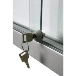 Cube Indoor Enclosed Bulletin Board - Aluminium Board - Security Glass Door -Storage Equipment Store AIG449798