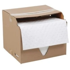 Oil & Fuel Spill Pads - Hydrocarbon Absorbent - Waterproof - Manutan 15 Oil & Fuel Spill Pads - Hydrocarbon Absorbent - Waterproof - Manutan -Storage Equipment Store AIG45221098