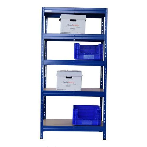 Rapid 3 Pro Shelving Blue Or Grey 1800h With 5 Shelves 7 Rapid 3 Pro Shelving Blue Or Grey 1800h With 5 Shelves - Image 5