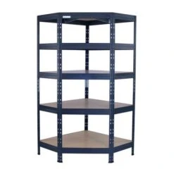 Rapid 3 Pro Corner Shelving Bay - 1800h With 5 Shelves -Storage Equipment Store AIG46703424