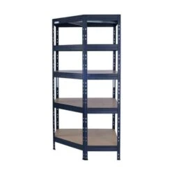 Rapid 3 Pro Corner Shelving Bay - 1800h With 5 Shelves -Storage Equipment Store AIG46703426