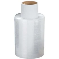 10 Clear Stretch Wrap Rolls - 100mm Wide - 150M Long - Manutan UK