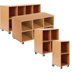 Mobile Storage Unit With Storage For Jumbo Gratnells Trays -Storage Equipment Store AIG5177695