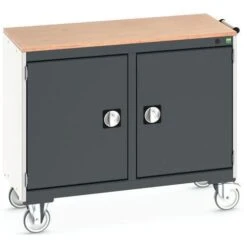 Bott Cubio Mobile Workbench With MPX Worktop HxWxD 885x1050x525mm -Storage Equipment Store AIG5195584