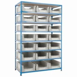 Rapid 2 (1800h X 1280w)with 21 Open Fronted Euro Containers