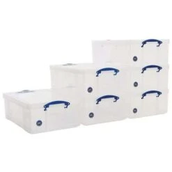 Clip Lock Box - 50 L - Clear - Really Useful