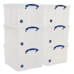 Clip Lock Box - 42 L - Clear - Really Useful