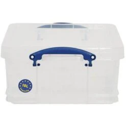 18L Really Useful Storage Boxes With Lids - Transparent Plastic -Storage Equipment Store AIG5392985