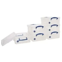 Clip Lock Box - 18 L - Clear - Really Useful -Storage Equipment Store AIG5393029