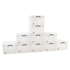 145 L Clear Really Useful Box Pallet Buy Of 10 -Storage Equipment Store AIG5393091