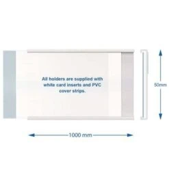 Manutan Self Adhesive Label Holders -Storage Equipment Store AIG5501754