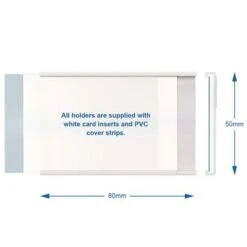 Manutan Self Adhesive Label Holders -Storage Equipment Store AIG5501761